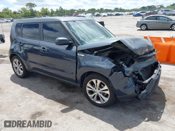 2015 Kia Soul + with VIN KNDJP3A52F7161865, listed as a IAAI auction lot 42044274 with 82,765 mi miles and . Bid and sale history available at DreamBid. Image 1.