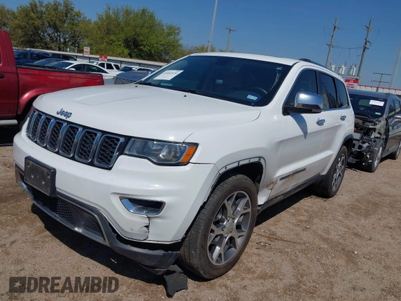 2020 Jeep Grand Cherokee Limited with VIN 1C4RJEBG3LC392194, listed as a IAAI auction lot 41832430 with 154,250 mi miles and . Bid and sale history available at DreamBid. Image 18.