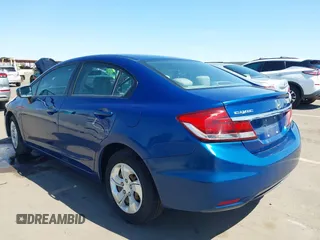 2014 Honda Civic Sedan LX with VIN 19XFB2F58EE260616, listed as a IAAI auction lot 41849697 with 148,757 mi miles. Bid and sale history available at carsss.com. Image 3.