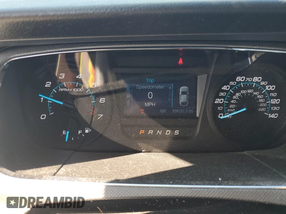 2017 Ford Taurus SE with VIN 1FAHP2D86HG128990, listed as a Copart auction lot 43586595 with 89,620 mi miles and Salvage Title. Bid and sale history available at DreamBid. Image 9.