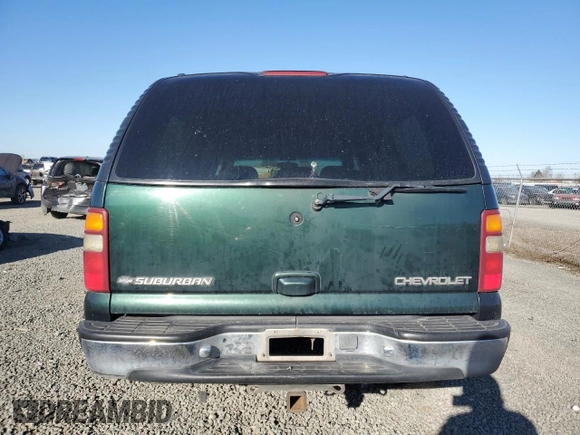 2001 Chevrolet Suburban LS with VIN 3GNFK16T51G242878, listed as a Copart auction lot 43081045 with 253,526 mi miles and Salvage Title. Bid and sale history available at carsss.com. Image 6.