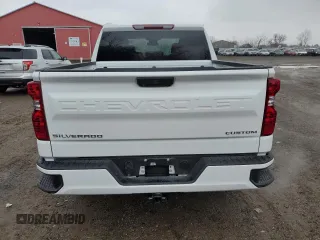 2024 Chevrolet Silverado 1500 Custom with VIN 1GCPDBEK0RZ388333, listed as a Copart auction lot 83615434 with 1,898 mi miles and Non Repairable. Bid and sale history available at DreamBid. Image 6.