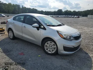 2016 Kia Rio LX with VIN KNADM4A33G6599079, listed as a Copart auction lot 67303434 with 127,840 mi miles and Salvage Title. Bid and sale history available at carsss.com. Image 4.