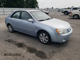 2006 Kia Spectra EX with VIN KNAFE121165250136, listed as a Copart auction lot 67966364 with 105,067 mi miles and Clean Title. Bid and sale history available at carsss.com. Image 4.