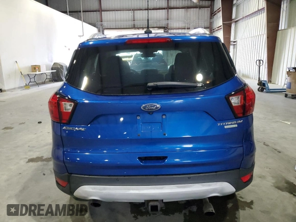 2019 Ford Escape Titanium с VIN 1FMCU0J91KUB47689, выставлен на аукционе Copart как лот 57995445 с пробегом 68 811 миль миль и Списание • Salvage title. История ставок и продаж доступна на DreamBid. Изображение 6.