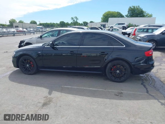 2014 Audi A4 Premium Plus with VIN WAUHFAFL8EN015507, listed as a IAAI auction lot 42332397 with 100,838 mi miles and . Bid and sale history available at DreamBid. Image 14.