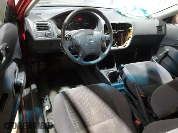 1997 Honda Civic DX with VIN 1HGEJ6122VL097179, listed as a Copart auction lot 45279655 with 180,744 mi miles and Salvage Title. Bid and sale history available at carsss.com. Image 8.