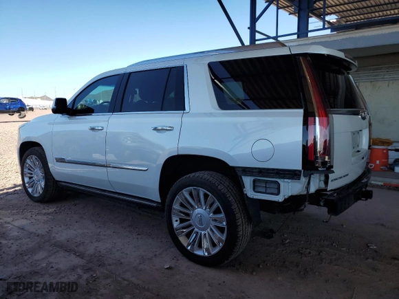 2016 Cadillac Escalade Platinum with VIN 1GYS3DKJ7GR344163, listed as a Copart auction lot 49719985 with 58,947 mi miles and Salvage Title. Bid and sale history available at carsss.com. Image 2.