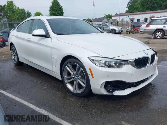 2017 BMW 4 Series 430i z VIN WBA4F7C54HG786773, wystawiony jako IAAI lot #42213318 z przebiegiem 77 438 mil mil oraz . Historia ofert i sprzedaży dostępna na DreamBid. Obrazek 1.
