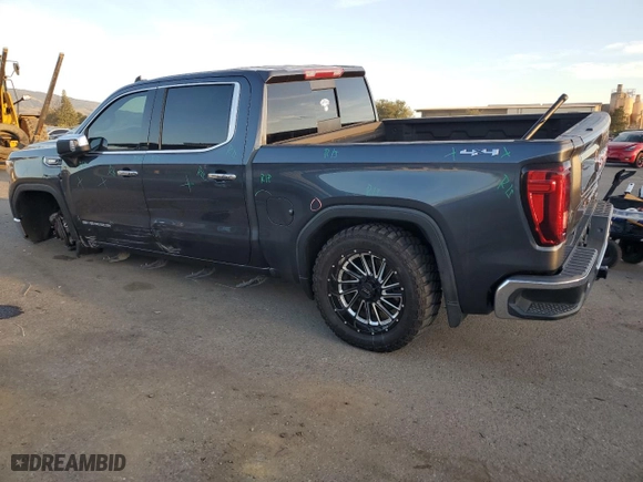 2022 GMC Sierra 1500 Limited SLT with VIN 1GTU9DET3NZ209690, listed as a Copart auction lot 88493815 with 38,125 mi miles and Salvage Title. Bid and sale history available at carsss.com. Image 2.