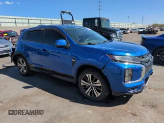 2020 Mitsubishi Outlander ES with VIN JA4AP3AU3LU007728, listed as a Copart auction lot 57160025 with 75,295 mi miles and Salvage title. Bid and sale history available at DreamBid. Image 4.