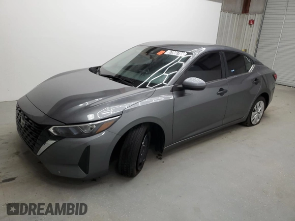 2024 Nissan Sentra S with VIN 3N1AB8BV0RY322519, listed as a Copart auction lot 57966785 with 18,780 mi miles and Clean title. Bid and sale history available at DreamBid. Image 1.