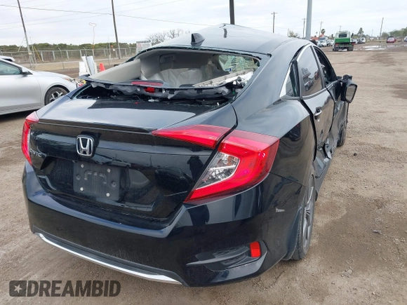 2020 Honda Civic EX-L with VIN 19XFC1F74LE017603, listed as a IAAI auction lot 41400143 with 34,633 mi miles and . Bid and sale history available at DreamBid. Image 4.