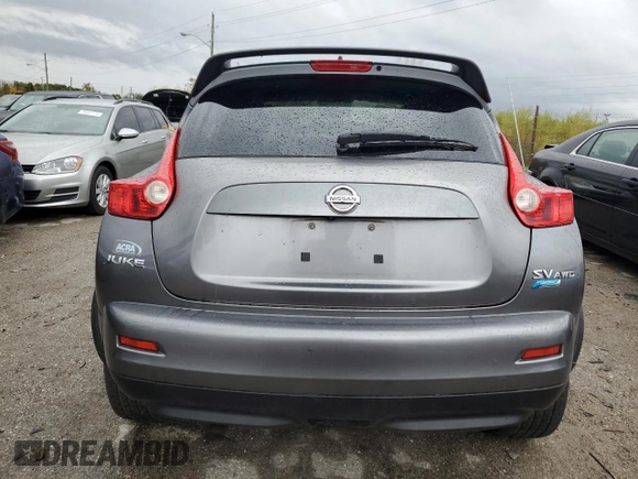 2014 Nissan Juke SV with VIN JN8AF5MV6ET360017, listed as a Copart auction lot 78751714 with Not Provided miles and Salvage Title. Bid and sale history available at DreamBid. Image 6.
