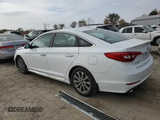 2017 Hyundai Sonata Sport with VIN 5NPE34AF2HH592961, listed as a Copart auction lot 77575494 with 77,318 mi miles and Salvage Title. Bid and sale history available at DreamBid. Image 2.