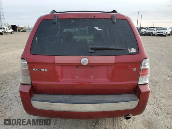 2008 Mercury Mariner with VIN 4M2CU81198KJ37794, listed as a Copart auction lot 41636785 with 221,945 mi miles and Salvage title. Bid and sale history available at DreamBid. Image 6.