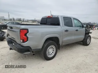 2023 Chevrolet Colorado 2WD Work Truck with VIN 1GCPSBEK4P1268746, listed as a Copart auction lot 88691125 with 12,161 mi miles and Salvage title. Bid and sale history available at DreamBid. Image 3.