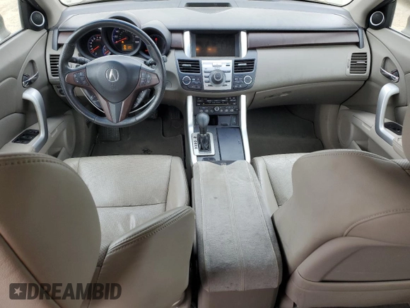 2007 Acura RDX Technology with VIN 5J8TB18507A001104, listed as a Copart auction lot 53755225 with 124,790 mi miles and Salvage Title. Bid and sale history available at carsss.com. Image 8.