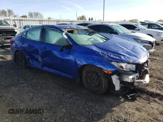 2016 Honda Civic Sedan LX with VIN 19XFC2F54GE203684, listed as a Copart auction lot 49686575 with 77,674 mi miles and Salvage Title. Bid and sale history available at carsss.com. Image 4.
