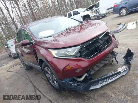 2017 Honda CR-V EX with VIN 2HKRW2H53HH679990, listed as a IAAI auction lot 41923591 with 242,177 mi miles. Bid and sale history available at carsss.com. Image 1.