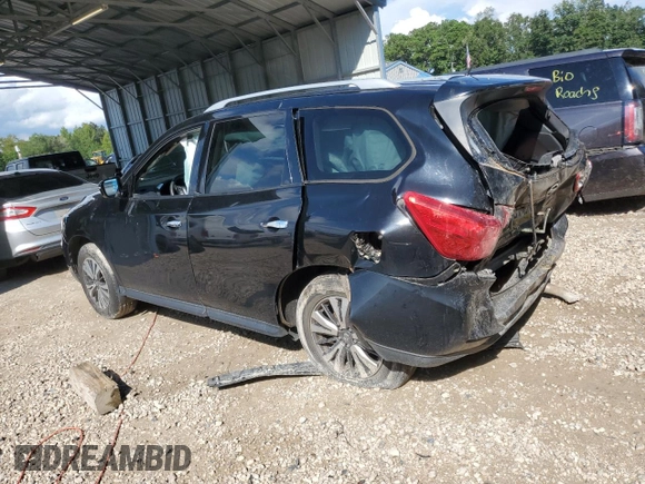 2017 Nissan Pathfinder Platinum with VIN 5N1DR2MM7HC665855, listed as a Copart auction lot 71452824 with Not provided miles and Salvage title. Bid and sale history available at DreamBid. Image 2.