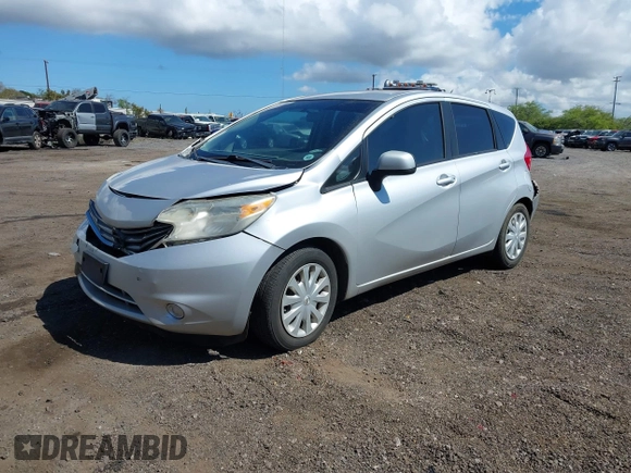 2014 Nissan Note S Plus with VIN 3N1CE2CP4EL396174, listed as a IAAI auction lot 41603850 with 123,204 mi miles and . Bid and sale history available at DreamBid. Image 2.