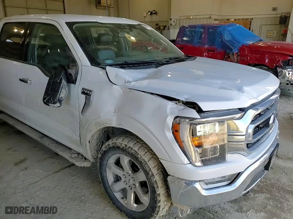 2022 Ford F-150 XL with VIN 1FTFW1E89NKD96826, listed as a Copart auction lot 47997285 with 52,921 mi miles and Salvage Title. Bid and sale history available at carsss.com. Image 11.