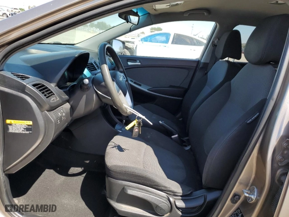 2013 Hyundai Accent GL with VIN KMHCT5AE3DU106562, listed as a Copart auction lot 52646635 with 188,015 mi miles and Salvage Title. Bid and sale history available at carsss.com. Image 7.