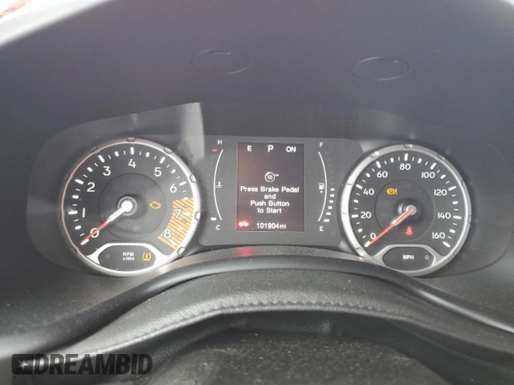 2020 Jeep Renegade Latitude with VIN ZACNJABB1LPL93994, listed as a Copart auction lot 59156105 with 101,904 mi miles and Salvage title. Bid and sale history available at DreamBid. Image 9.