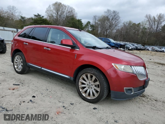 2011 Lincoln MKX with VIN 2LMDJ8JK1BBJ11526, listed as a Copart auction lot 51667125 with 155,234 mi miles and Salvage Title. Bid and sale history available at carsss.com. Image 4.