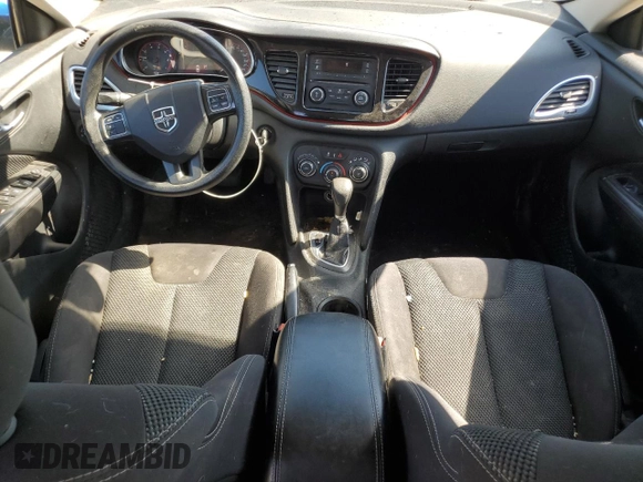2015 Dodge Dart SXT with VIN 1C3CDFBB9FD380576, listed as a Copart auction lot 57576135 with 178,779 mi miles and Salvage title. Bid and sale history available at DreamBid. Image 8.