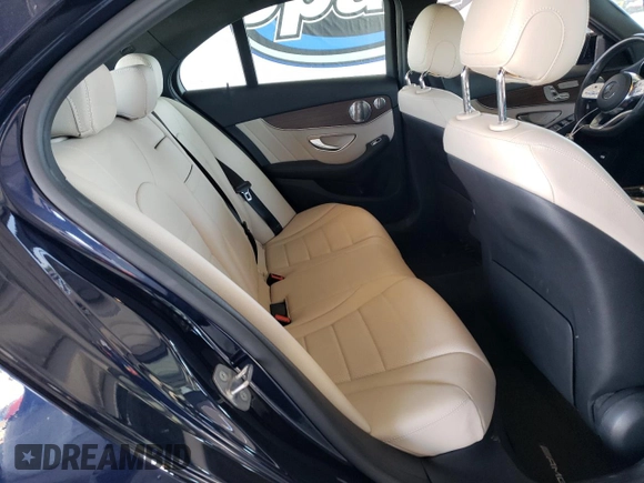 2019 Mercedes-Benz C 300 with VIN 55SWF8DB9KU313487, listed as a Copart auction lot 54217665 with 41,651 mi miles and Salvage Title. Bid and sale history available at DreamBid. Image 10.