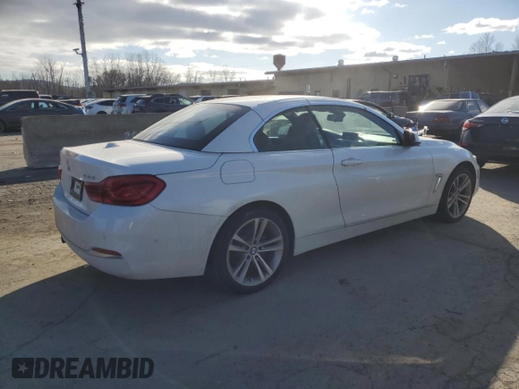 2018 BMW 4 Series 430i xDrive with VIN WBA4Z3C55JEC56297, listed as a Copart auction lot 87870095 with 78,602 mi miles and Salvage Title. Bid and sale history available at DreamBid. Image 3.