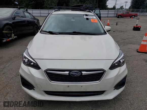 2017 Subaru Impreza Premium with VIN 4S3GTAB65H3703505, listed as a Copart auction lot 57729735 with 79,259 mi miles and Salvage title. Bid and sale history available at DreamBid. Image 5.
