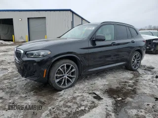 2022 BMW X3 xDrive30i with VIN 5UX53DP09N9K43964, listed as a Copart auction lot 48663145 with 32,306 mi miles and Salvage Title. Bid and sale history available at DreamBid. Image 1.