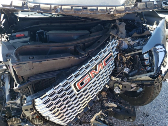 2021 GMC Yukon Denali with VIN 1GKS2DKL2MR129896, listed as a Copart auction lot 46808315 with 0 mi miles and Salvage Title. Bid and sale history available at carsss.com. Image 12.
