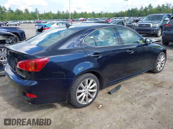 2009 Lexus IS 250 with VIN JTHCK262695031554, listed as a IAAI auction lot 42262468 with 163,631 mi miles and . Bid and sale history available at DreamBid. Image 4.