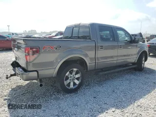 2012 Ford F-150 XL with VIN 1FTFW1CF6CKE18103, listed as a Copart auction lot 52884105 with 150,951 mi miles and Salvage Title. Bid and sale history available at carsss.com. Image 3.