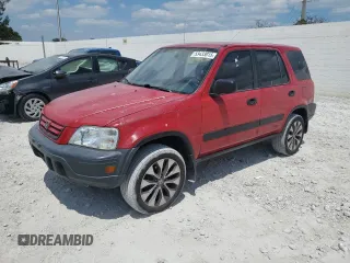 2001 Honda CR-V LX with VIN JHLRD28401S007277, listed as a Copart auction lot 53433015 with 217,167 mi miles and Non Repairable. Bid and sale history available at carsss.com. Image 1.