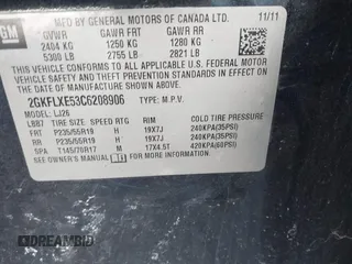 2012 GMC Terrain SLT-2 z VIN 2GKFLXE53C6208906, wystawiony jako IAAI lot #41687094 z przebiegiem 184 796 mil mil oraz . Historia ofert i sprzedaży dostępna na DreamBid. Obrazek 9.