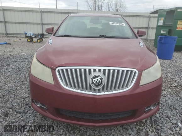 2011 Buick LaCrosse CXL with VIN 1G4GC5ED7BF305246, listed as a Copart auction lot 47810865 with 160,698 mi miles and Salvage title. Bid and sale history available at DreamBid. Image 5.