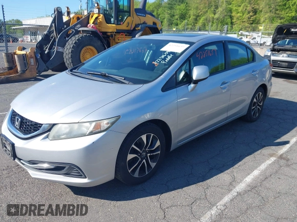 2013 Honda Civic EX with VIN 19XFB2F83DE270382, listed as a IAAI auction lot 42251659 with 186,234 mi miles and . Bid and sale history available at DreamBid. Image 17.
