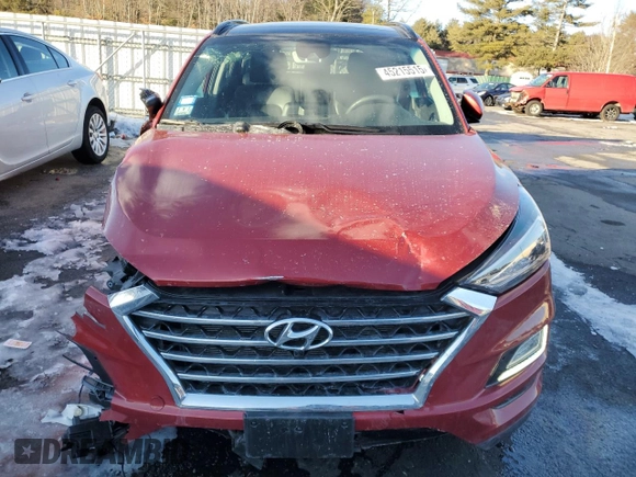 2021 Hyundai Tucson Ultimate with VIN KM8J3CAL8MU371746, listed as a Copart auction lot 45215515 with 43,713 mi miles and Salvage title. Bid and sale history available at DreamBid. Image 5.