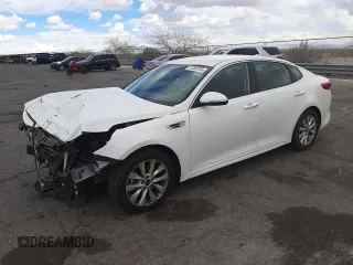 2017 Kia Optima LX z VIN 5XXGT4L37HG166870, wystawiony jako Copart lot #51380755 z przebiegiem 95 065 mil mil oraz Szkoda całkowita • Salvage title. Historia ofert i sprzedaży dostępna na DreamBid. Obrazek 1.