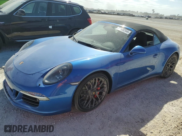 2016 Porsche 911 Carrera S with VIN WP0CB2A91GS154571, listed as a Copart auction lot 76408344 with Not Provided miles and Non Repairable. Bid and sale history available at carsss.com. Image 1.