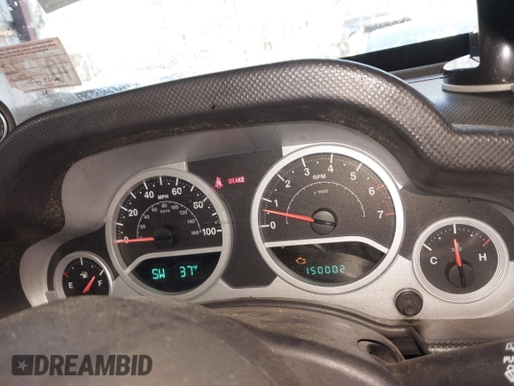 2008 Jeep Wrangler Unlimited Rubicon with VIN 1J8GA69108L562705, listed as a IAAI auction lot 41306923 with 150,002 mi miles and . Bid and sale history available at DreamBid. Image 15.