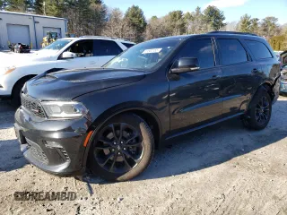2023 Dodge Durango R/T Plus with VIN 1C4SDJCT4PC695603, listed as a Copart auction lot 41502155 with 17,432 mi miles and Salvage Title. Bid and sale history available at carsss.com. Image 1.