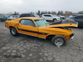 1970 Ford Mustang z VIN 0T02H149716, wystawiony jako Copart lot #78257704 z przebiegiem 3 658 mil mil oraz Szkoda całkowita • Salvage title. Historia ofert i sprzedaży dostępna na DreamBid. Obrazek 4.
