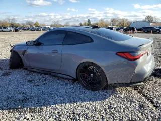 2022 BMW M4 Competition xDrive with VIN WBS43AZ07NCK91225, listed as a Copart auction lot 79899584 with 0 mi miles and Salvage Title. Bid and sale history available at carsss.com. Image 2.