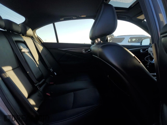 2021 Infiniti Q50 Signature Edition with VIN JN1EV7CP8MM702951, listed as a Copart auction lot 80562724 with 65,016 mi miles and Salvage title. Bid and sale history available at DreamBid. Image 10.